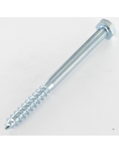 1 x Coach Screw 10X210 Thread Length: 130 Zinc...
