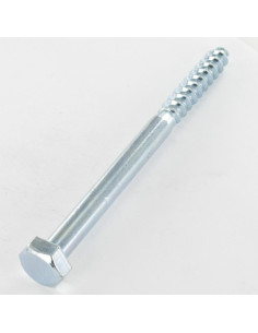 Coach Screw 10X130 Thread Length: 50 Zinc Plated