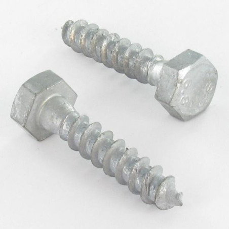 1 x Coach Screws/Hexagonal Head Wood 8X110 Hot Dip Galvanized