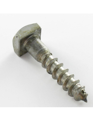 1 x Coach Screw 7X35 Head Square 11X11X5 Steel