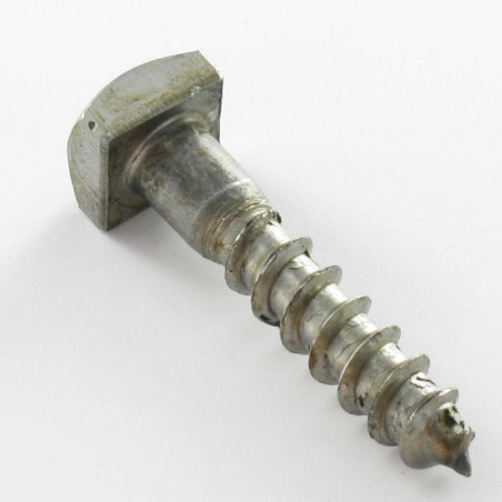 1 x Coach Screw 7X35 Head Square 11X11X5 Steel