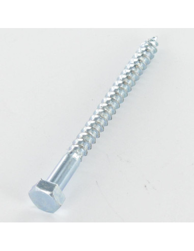 1 x Coach Screw 6X35 Zinc Plated