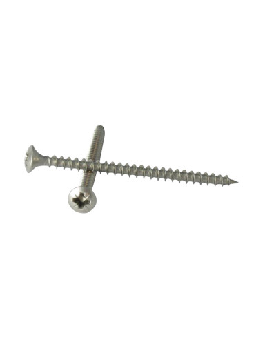 1 x Chipboard Screw Pan Countersunk Head Pozi...
