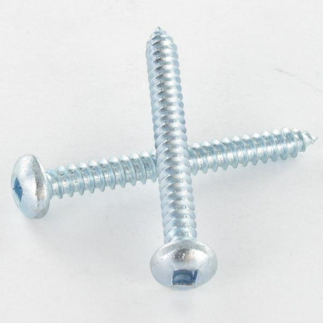 1 x Thread Rolling Screw wide domed head Square 4.2X45 Zinc Plated Square 2