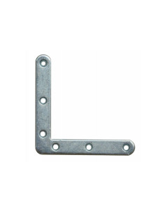 Bracket Flat reinforcement Point ROUND 40X40X12 Zinc Plated