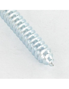 Thread Rolling Screw wide domed head Square 5.5X50 Zinc... 2