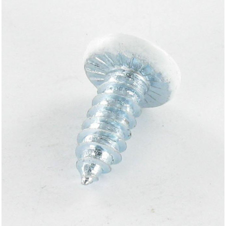 1 x Thread Rolling Screw Pan Head With Serration 6.3X16 T30 Zinc Plated Ral9016/Traffic Signalisation