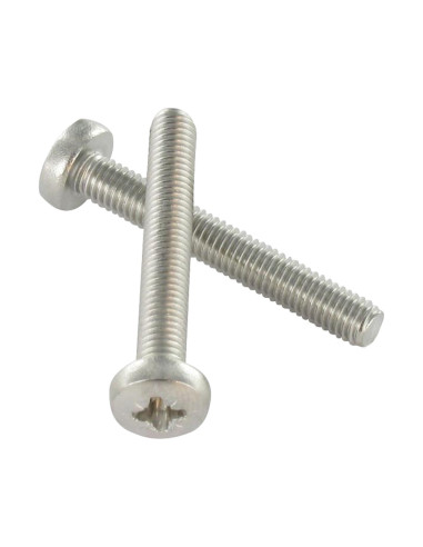 1 x Machine Screw wide domed head Pozi PZ2...