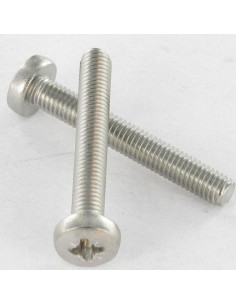 Machine Screw wide domed head Pozi PZ1 M3X25 Stainless... 2