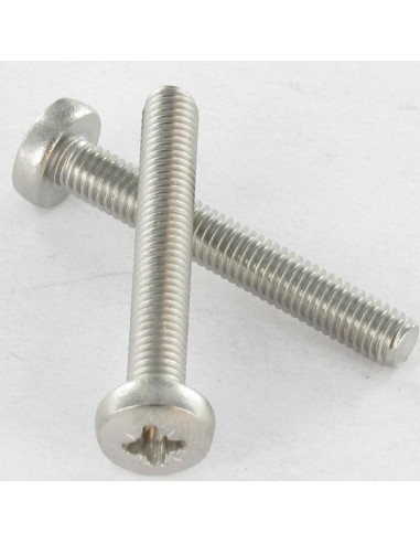 1 x Machine Screw wide domed head Pozi PZ1...