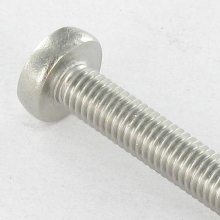 1 x Machine Screw wide domed head Pozi PZ1 M3X25 Stainless Steel A4 micro screw