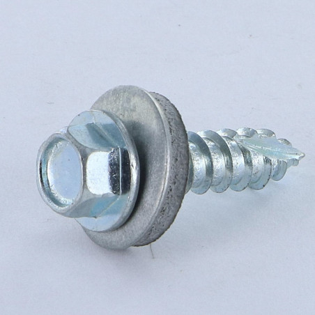 1 x Thread Rolling Screw TH/RD. LCV 6.3X25 Zinc Plated cut Type 17 Drilling Point