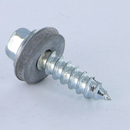 1 x Thread Rolling Screw TH/RD. LCV 6.3X25 Zinc Plated cut Type 17 Drilling Point