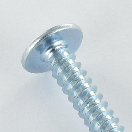 1 x THREAD ROLLING SCREW MUSHROOM POZI 4.2X38 ZINC PLATED