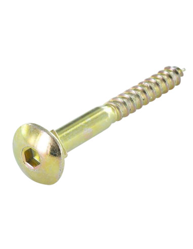 1 x Wood Screws Carriage Bolt 6X50 Hexagon...