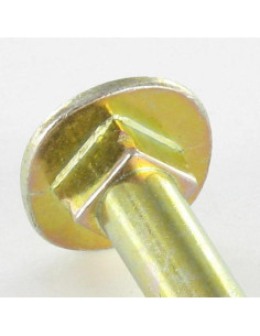 Wood Screws Carriage Bolt 6X50 Hexagon Recess 4 Zinc Plated 2