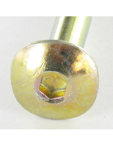 1 x Wood Screws Carriage Bolt 6X50 Hexagon...