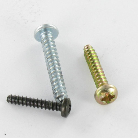 1 x Thread Rolling Screw wide domed head Pozi 3.5X19 Zinc Plated Without Point