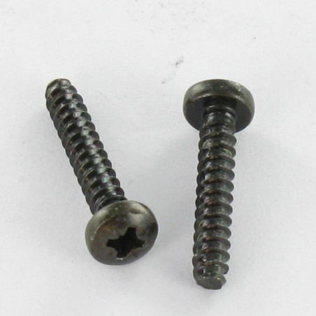 1 x Thread Rolling Screw Large Pan Head Pozi 3.5X6.5 Black Zinc Plated Without Point