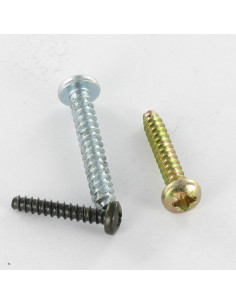 Thread Rolling Screw wide domed head Pozi 2.2X6.4 Zinc...
