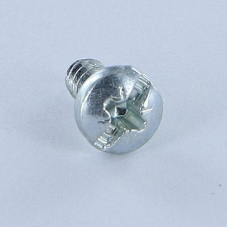 1 x Thread Rolling Screw wide domed head Pozi And Slotted 4.8X13 Zinc Plated