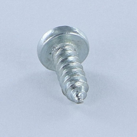1 x Thread Rolling Screw Large Pan Head Pozi And Slotted 4.8X13 Zinc Plated