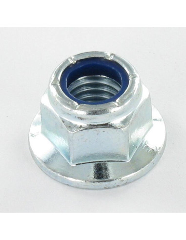1 x Lock nut Flanche Without Serration M10 Zinc...