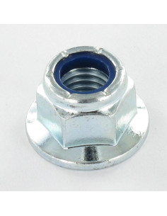 Lock nut Flanche Without Serration M6 Zinc Plated