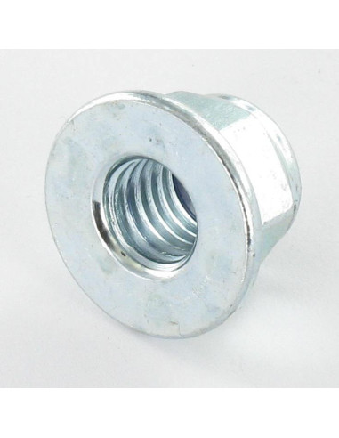 1 x Lock nut Flanche Without Serration M6 Zinc...