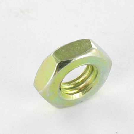 1 x Thin Nut M18 Fine Thread Pitch 150 Yellow Zinc