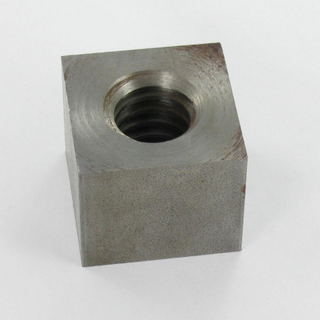 1 x Nut Square VKM Trapezoidal 20X4 Left Steel