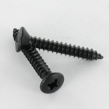 1 x Thread Rolling Screw Pan Countersunk Head Pozi 4.8X16 Black Zinc Plated