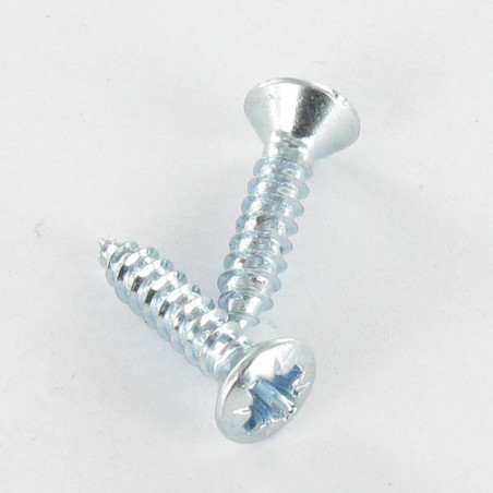 1 x THREAD ROLLING SCREW PAN COUNTERSUNK HEAD POZI 4.8X13 ZINC PLATED