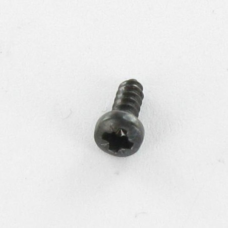 1 x THREAD ROLLING SCREW LARGE PAN HEAD POZI 4.2X38 BLACK ZINC PLATED