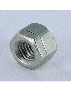 Nut Lock Slotted M8 H130 Class 8 Zinc Plated