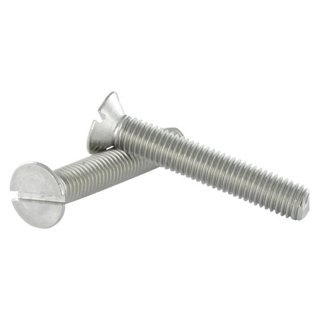1 x Machine Screw Countersunk Head Slotted M8X90 Stainless Steel A4
