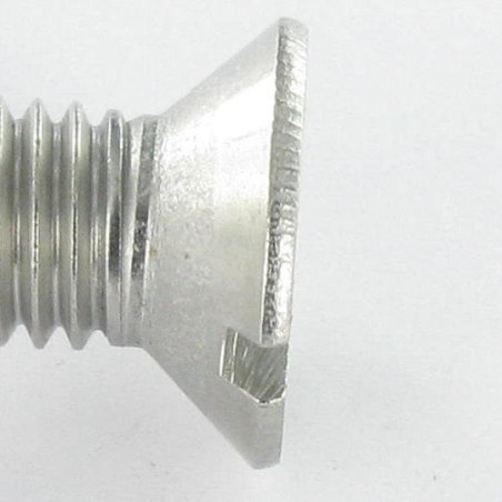 1 x Machine Screw Countersunk Head Slotted M8X80 Stainless Steel A4