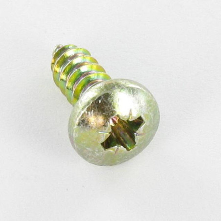 1 x THREAD ROLLING SCREW LARGE PAN HEAD POZI 3.5X9.5 YELLOW ZINC 250 HOUR SALT SPRAY WITHOUT RED RUST