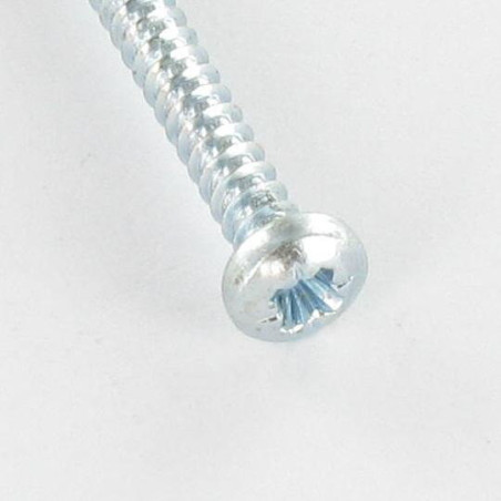 1 x THREAD ROLLING SCREW LARGE PAN HEAD POZI 2.9X16 ZINC PLATED