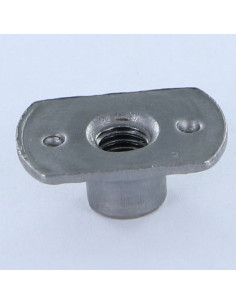 Cylindrical Welding Nut M6 Interior boss 22X14 Steel 2