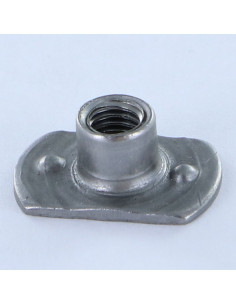 Cylindrical Welding Nut M6 Interior boss 19X11 Steel