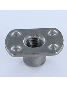 Cylindrical Welding Nut M6 External boss 19X11 Steel 2