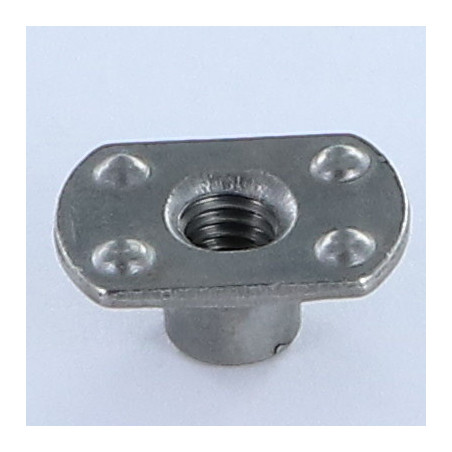 1 x Cylindrical Welding Nut M6 Exterior boss 19X11 Steel