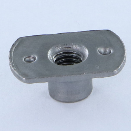 1 x Cylindrical Welding Nut M5 Interior boss 19X11 Steel