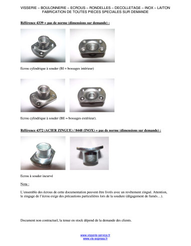 1 x Nut Hexagonal Welding M14 Steel