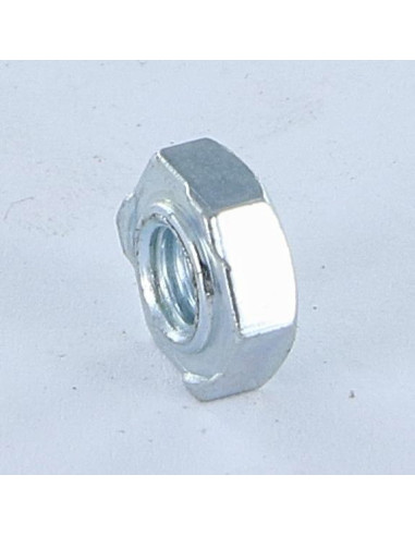 1 x Hexagonal nut Welding M4 Zinc Plated