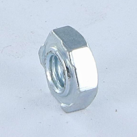 1 x Nut Hexagonal Welding M4 Zinc Plated