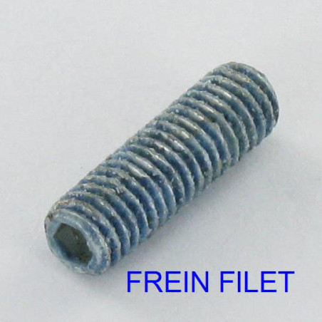 1 x Machine Screw Socket Head Hexagon Recess Hexagon Socket 3 M6X20 Flat Point Zinc Plated LOCTITE Blue