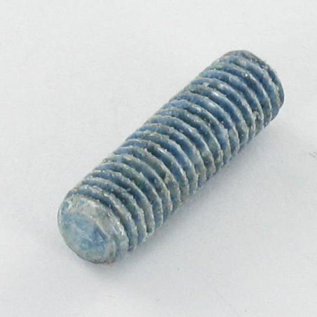 1 x Machine Screw Socket Head Hexagon Recess Hexagon Socket 3 M6X12 Flat Point Zinc Plated + Patch Nylon