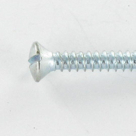 1 x Thread Rolling Screw Pan Countersunk Head Slotted 2.9X13 Zinc Plated